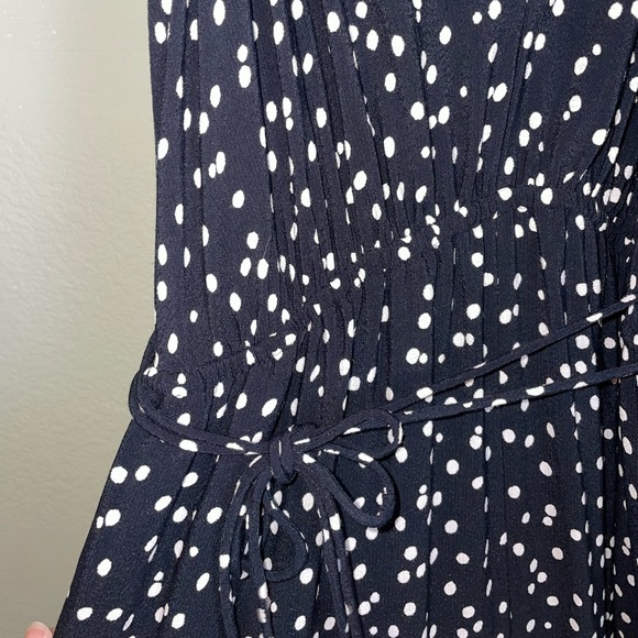 Anthropologie Maeve Polka Dot Flowy Jumpsuit - Picture 7 of 8